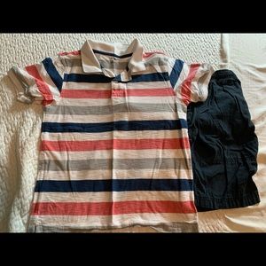 Gymboree polo and Circo shorts size 12